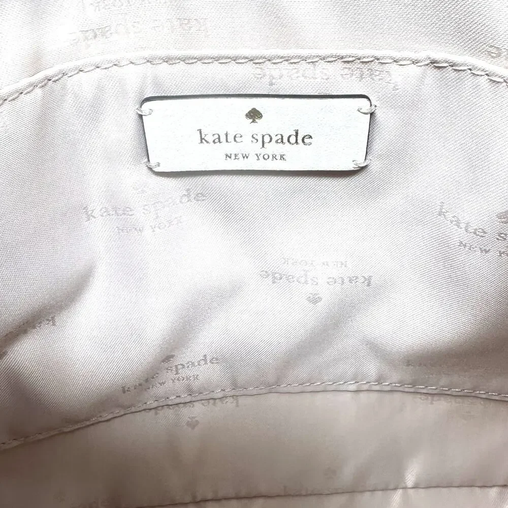 Kate Spade Harlow Crossbody Purse Parchment White Leather WKR00058